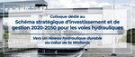 Colloque : Schéma stratégique d’investissement et de gestion 2020-2050 pour les voies hydrauliques (SSIGVH) 