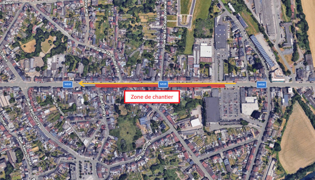 La Louvière – N535 :  La 2ème phase du chantier du « Métrobus »  sera lancée la semaine du 28 septembre