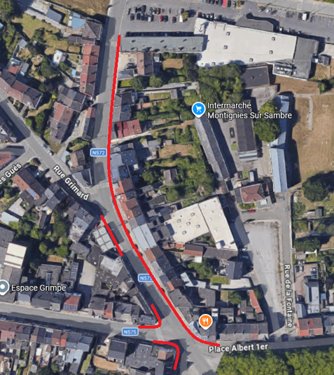 N572 – Montignies-sur-Sambre : Fermeture d’un carrefour sur l’avenue du centenaire dans le cadre d’un chantier de réhabilitation de revêtement