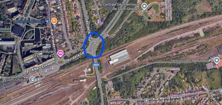 N547 – Saint-Ghislain :  Lancement d’un chantier d’aménagement d’un carrefour