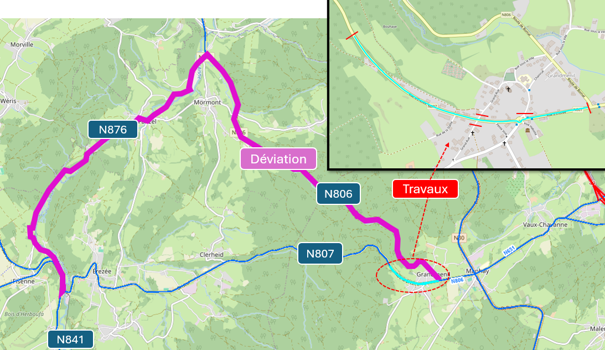 N807 – Manhay : Lancement d’un chantier de réhabilitation de revêtement à Grandmenil