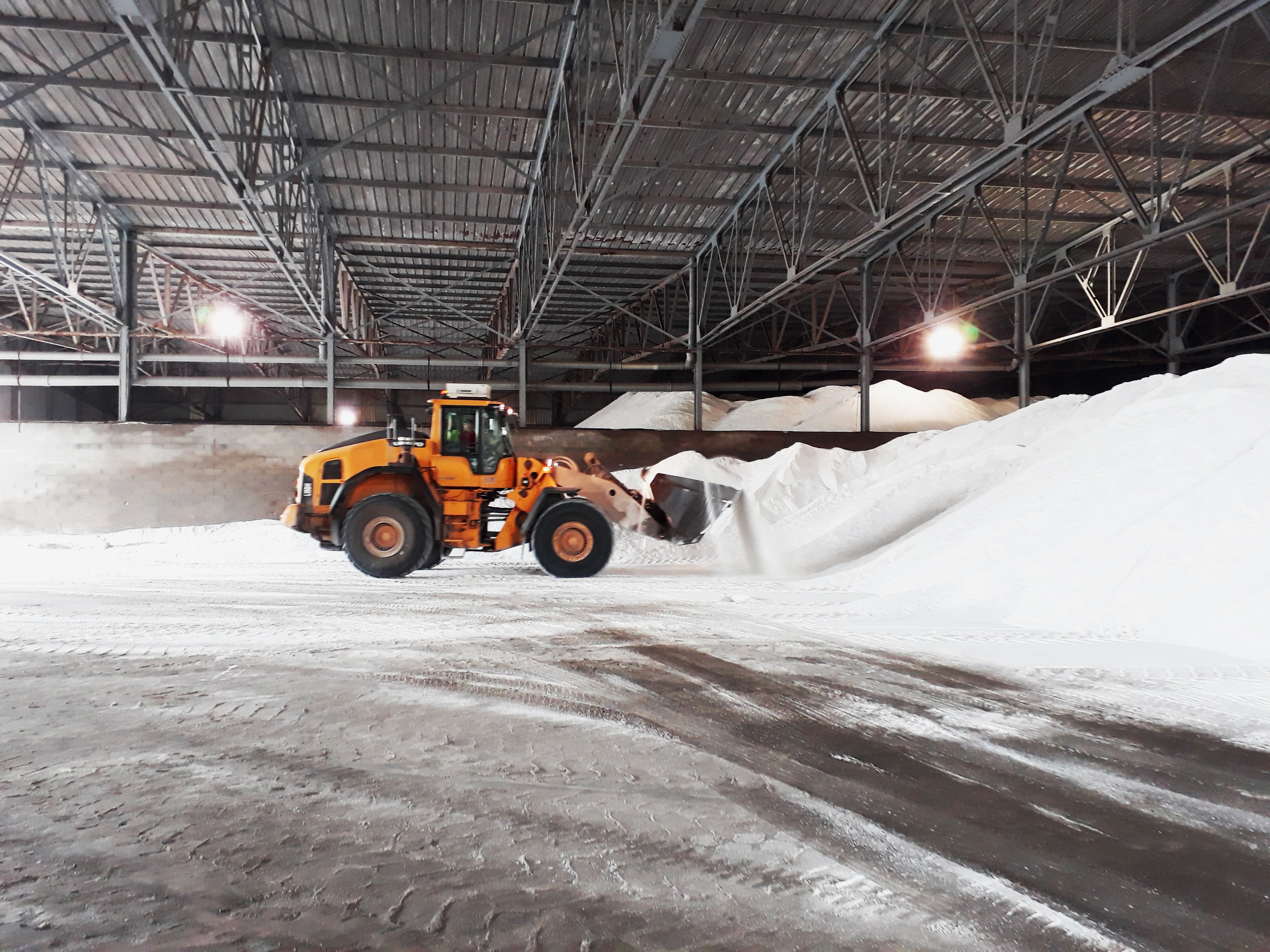 Des stocks de sel déjà prêts pour faire face à l’hiver !